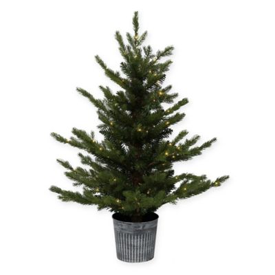 non pre lit artificial christmas trees