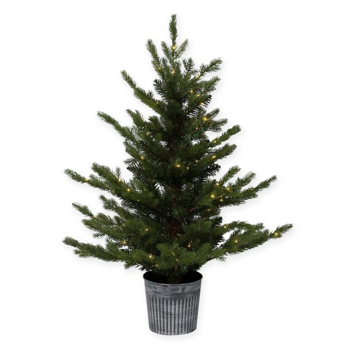 National Tree Company 4 ft. Kensington Burlap Artificial ...