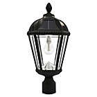 Alternate image 0 for Gama Sonic Post Mount Outdoor Integrated LED Post Lantern in Black