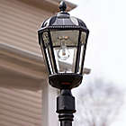Alternate image 1 for Gama Sonic Post Mount Outdoor Integrated LED Post Lantern in Black