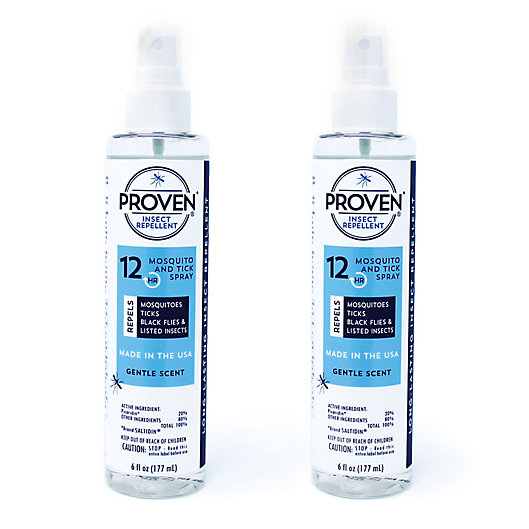 Alternate image 1 for PROVEN® 12-Hour 2-Pack 6 oz. Insect Repellant Spray in Gentle Scent
