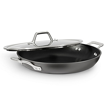 Calphalon&reg; Signature&trade; Nonstick 12-Inch Everyday Covered Pan. View a larger version of this product image.