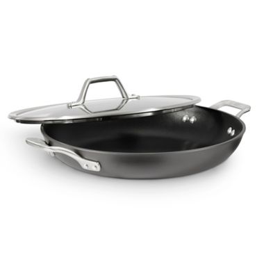 Calphalon&reg; Signature&trade; Nonstick 12-Inch Everyday Covered Pan. View a larger version of this product image.