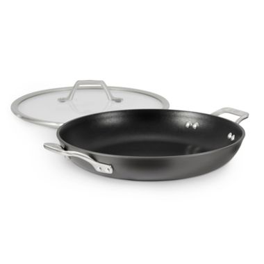 Calphalon&reg; Signature&trade; Nonstick 12-Inch Everyday Covered Pan. View a larger version of this product image.