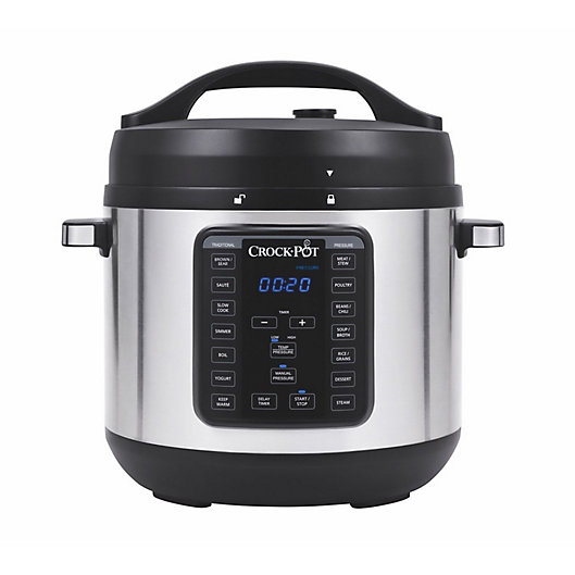 Alternate image 1 for Crockpot™ 8 qt. Express Crock XL Programmable Multi-Cooker in Stainless Steel