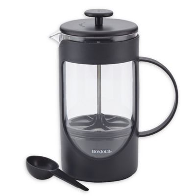 BonJour&reg; Coffee Unbreakable 40-oz. Plastic French Press with Lock and Toss&trade; Filter
