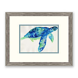 Sea Turtle I 17-Inch x 15-Inch Framed Wall Art