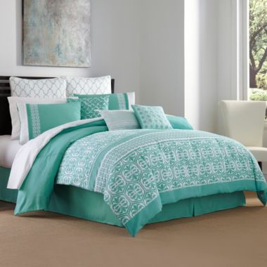 turquoise comforter set bed bath and beyond