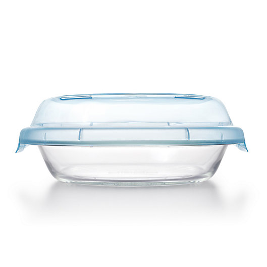 Alternate image 1 for OXO Good Grips® Covered Pie Dish in Light Blue