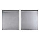 Alternate image 1 for T-Fal&reg; AirBake 16-Inch x 14-Inch Cookie Sheet (Set of 2) in Silver