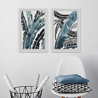 Marmont Hill 2-Piece Dramatic Palms Framed Wall Art Set. View a larger version of this product image.