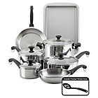 Alternate image 1 for Farberware&reg; Classic Traditions 12-Piece Stainless Steel Cookware Set