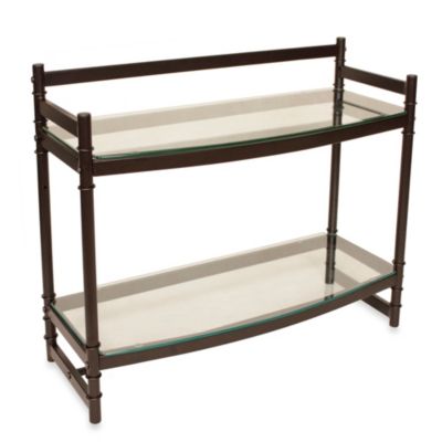 bronze bathroom wall shelf