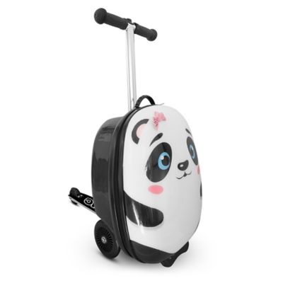 panda scooter suitcase