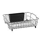 Alternate image 4 for ORG Metal Dish Rack with Scallop Cup Holder in Black/Chrome