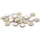Alternate image 1 for 24-Piece Self-Stick Hard Furniture Sliders in Oatmeal