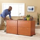 Alternate image 3 for Self-Stick Reusable 9 &frac12;-Inch x 5 &frac34;-Inch Hard Furniture Sliders in Oatmeal (Set of 4)