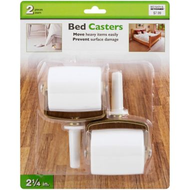 2-Pack Bed Casters in White. View a larger version of this product image.
