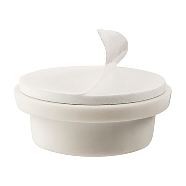 Round Wall Doorstop in White. View a larger version of this product image.