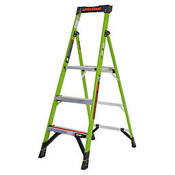 Little Giant® MightyLite Type IAA Fiberglass Step Ladder in Green