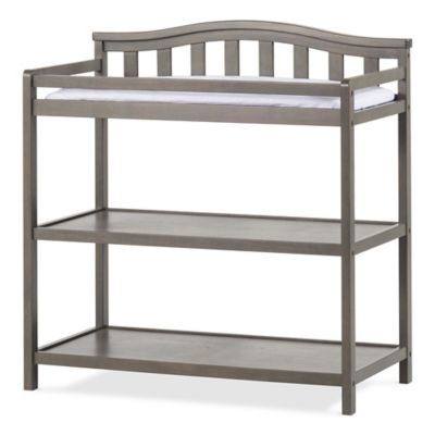 gray changing table