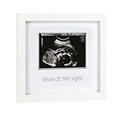 Pearhead&reg; &quot;Love at First Sight&quot; Sonogram 4-Inch x 3-Inch Picture Frame in White