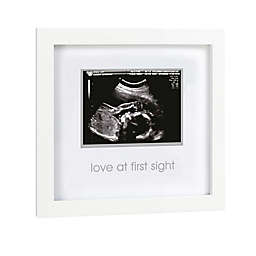 Pearhead® "Love at First Sight" Sonogram 4-Inch x 3-Inch Picture Frame in White