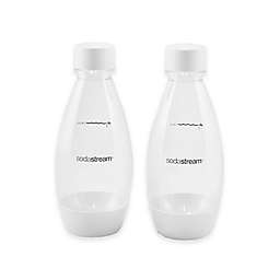 SodaStream® .5-Liter Slim Carbonating Water Bottle in White (Set of 2)