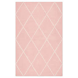 nuLOOM Elvia 6' x 9' Area Rug in Baby Pink