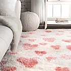 Alternate image 2 for nuLOOM Alison Heart 7&#39;10&quot; x 10&#39; Area Rug in Pink
