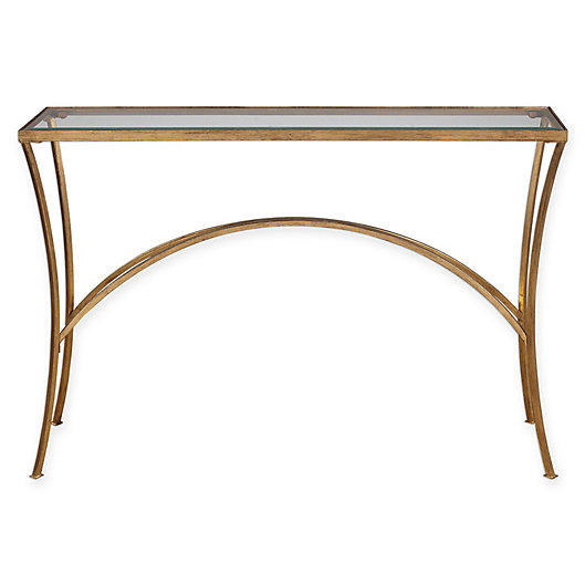 Alternate image 1 for Uttermost Alayna Console Table in Gold