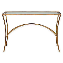 Uttermost Alayna Console Table in Gold
