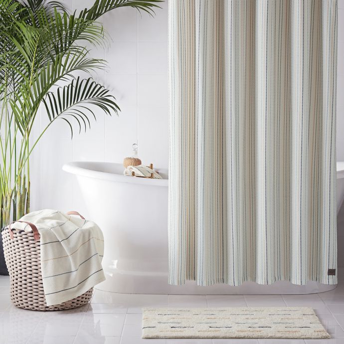 Ugg Skye Striped Shower Curtain In Ivory Bed Bath And Beyond Canada