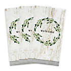 Alternate image 0 for C.R. Gibson&reg; &quot;Welcome&quot; Wreath 16-Count Paper Guest Towels