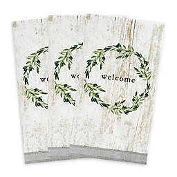 C.R. Gibson® "Welcome" Wreath 16-Count Paper Guest Towels