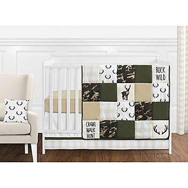 Sweet Jojo Designs Woodland Camo Crib Bedding Collection. View a larger version of this product image.