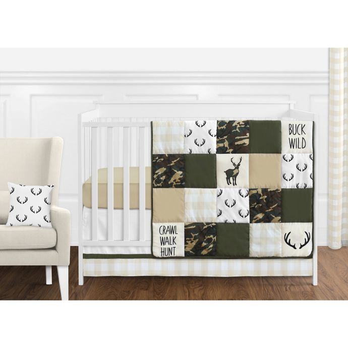 Sweet Jojo Designs Woodland Camo Crib Bedding Collection Buybuy Baby