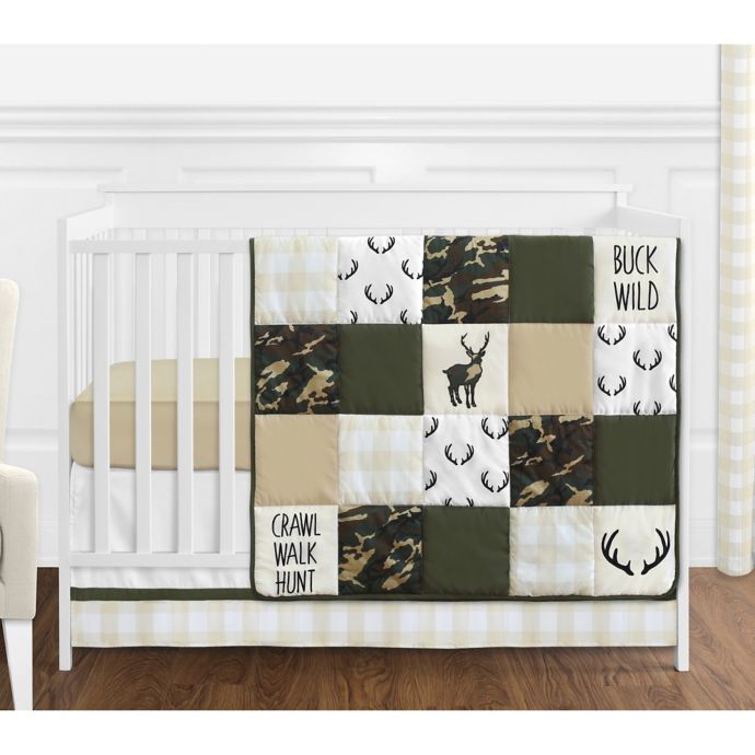 Sweet Jojo Designs Woodland Camo 4 Piece Crib Bedding Set Buybuy