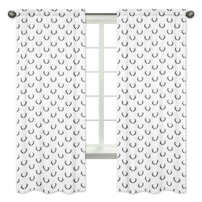 Sweet Jojo Designs Woodland Camo Antler 84 Inch Rod Pocket Window