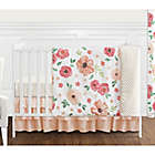 Alternate image 0 for Sweet Jojo Designs&reg; Watercolor Floral 4-Piece Crib Bedding Set in Peach/Green