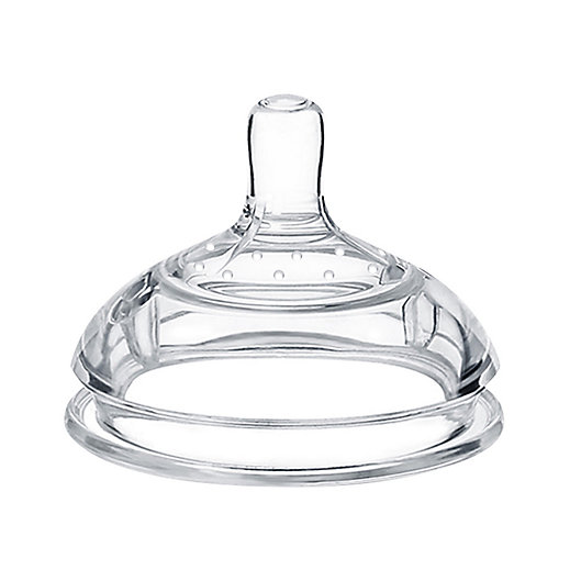 Alternate image 1 for Haakaa® Gen 3 Anti-Colic Silicone Nipple in Clear (Set of 2)