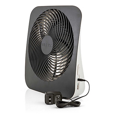 O2COOL&reg; 10-Inch Battery or Electric Fan with USB Charging Port. View a larger version of this product image.