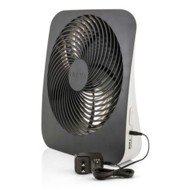 O2COOL&reg; 10-Inch Battery or Electric Fan with USB Charging Port. View a larger version of this product image.