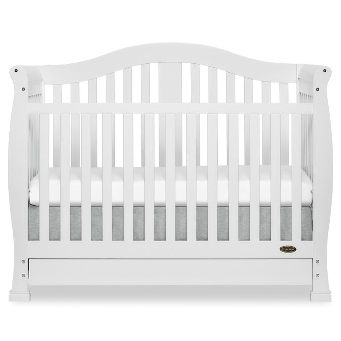 Dream On Me Addison 5 In 1 Convertible Crib In White Bed Bath