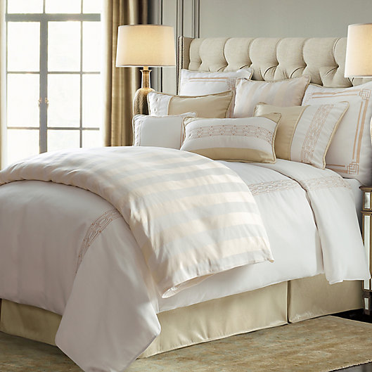 Hiend Accents Hollywood 4 Piece, Cream King Bedding