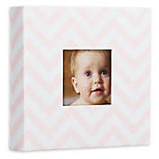 Pearhead&reg; Chevron Baby Photo Album in Pink