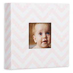 Pearhead® Chevron Baby Photo Album in Pink