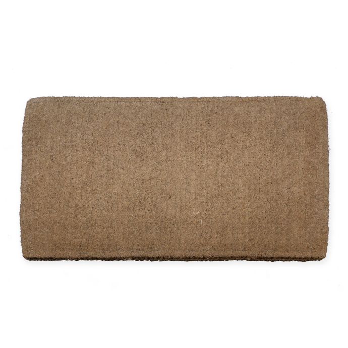 Entryways Blank 24 X 36 Thick Coir Door Mat In Natural Bed