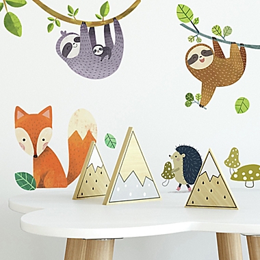 RoomMates&reg; Forest Friends 41-Count Peel and Stick Wall Decals. View a larger version of this product image.