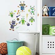 RoomMates&reg; Robots 33-Count Peel and Stick Wall Decals